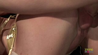 blonde milf unwinds smoking big cocks ending in creamy facial bliss