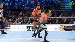 Seth Rollins clashes with Austin Theory and Bobby Lashley in epic Survivor Series showdown