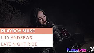 Lily Andrews: big natural tits ready for late night nude drive?