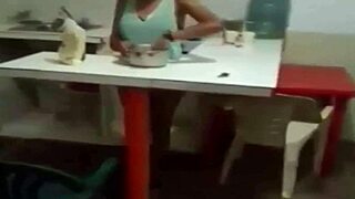 my girlfriend cooked naked and we fucked so hard