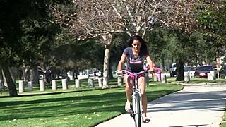 Satisfying big muscular studs' urges to explode becomes her thrilling secret hobby