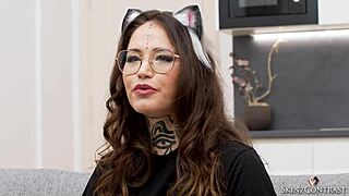 chatty brunette mari galore spills all in tattooed casting interview 💬✨