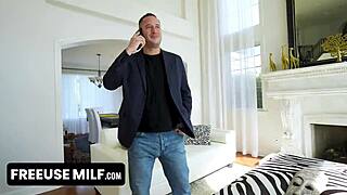 blue-eyed milf with big fake tits needs your comforting cock