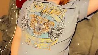 wanna see day 4 pregnant christmas eye-rolling orgasm bliss?