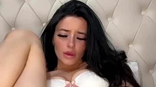 Overwhelmed by horny American student girlfriend bliss