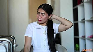 Latex glove fetish hits hard in this steamy nurse patient ASMR session