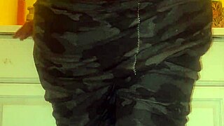 ebony thick ass twerk tease, watch me bounce baby! 🍑🔥💦