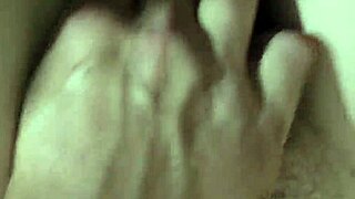 after the game he fingers cheerleader's wet shaved pussy hard