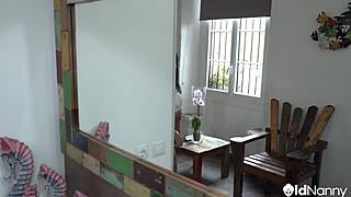 Hey, watch this curvy Spanish milf toy her mature pussy passionately