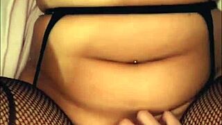 Curvy Arab housewife moans as husband fingers her wet pussy passionately