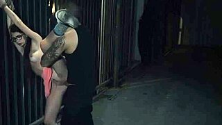 cute glasses teen bound in hardcore bdsm domination