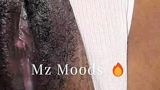 mz moods grinds tongue deep in wet pussy