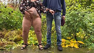 couple shares intimate pee play bonding in private outdoors