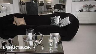 busty sluts in wild threesome pov compilation