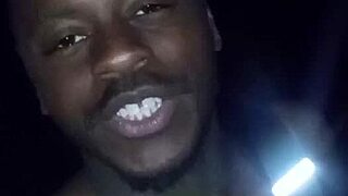 Intensely flashing my natural tits privately on warm night stalking my woman like a wolf