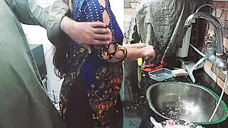 indian maid fucked in kitchen!