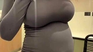 stepmom's milky tits get my hot load