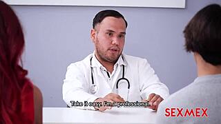sexmex hottie yorgelis carrillo bends for doctor's big cock quickie cure