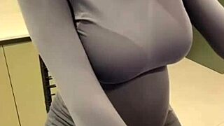 stepmom's milky tits get my hot load