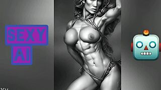 jennifer lopez flaunts HUGE TITS and BIG ASS in perfect body ai tribute