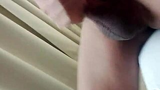 i'm strokin my huge cock public window front