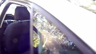 Smoking Housewife Escort Flashes Tits And Rides