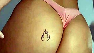 she fingers herself while twerking ass on video call