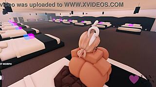 hey slutty bunny, wanna fuck me right now in roblox?