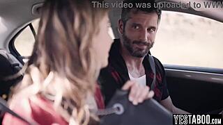 stranded blonde milf's hairy pussy aches for big cock pounding outdoors in ecstasy