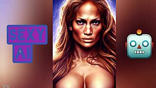jennifer lopez flaunts HUGE TITS and BIG ASS in perfect body ai tribute