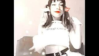 BONNYUWU ELF TEASES PANTYHOSE AND SKIRT FOR STEPDAD IN COSPLAY