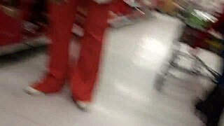 check out this candid babe shopping unaware on cam