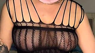 hey, watch this naughty masked babe pound her curvy pussy hard