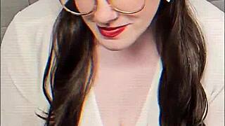 boss husband calls me to office for performance review with heavy facial cum load 💦😩