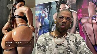 oily latina teen spreads her fat ass and DEEPTHROATS huge cock like a total slut