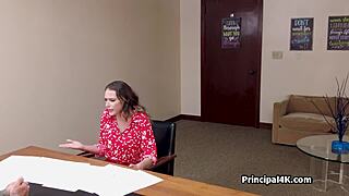 big tit milf rides boss cock while chatting home on hidden cam