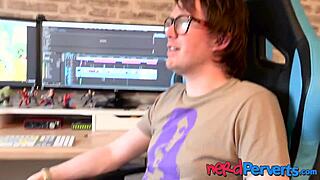 nerd tricks aspiring star into bold audition