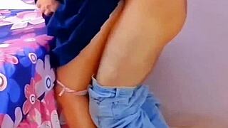 mexican college girl lets me fuck her ass mouth and swallow hot cum homemade