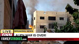 Independence day Latina big tits mmf shower fuck