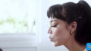 Little Puck Robby Apples busty brunette seduces licks sucks partner wildly