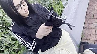 i met estefani the cute colombian neighbor slut licking ass and balls pov