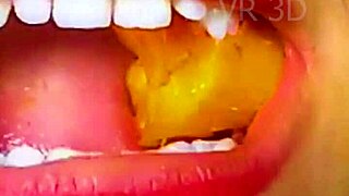 Chewing Carrot Bites Ignite Deep Swallowing Passion