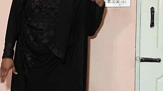 Seductive Arab Beauty Strips Teasingly Before Wild Bedroom Rip-and-Fuck Session