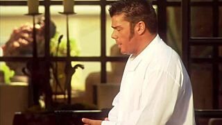 Wow big tit brunette rayveness slurps rides monster cock to creampie explosion