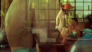 Wow big tit brunette rayveness slurps rides monster cock to creampie explosion