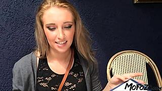 mofozo amateur's small tits bounce in doggystyle fun