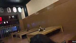 i suck cock in sushi bar toilet then eat cum rolls on face