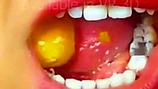 Chewing Carrot Bites Ignite Deep Swallowing Passion