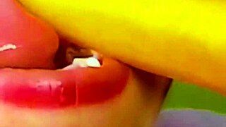 Chewing Carrot Bites Ignite Deep Swallowing Passion