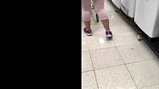 i love slipping into these pink leggings they hug my curves so tight